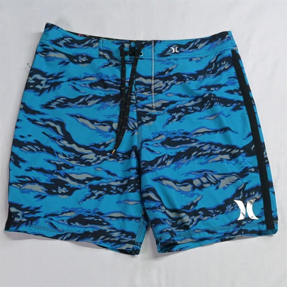 Hurley‎ 32 x 8" Navy Blue Phantom Unlined Board Shorts - Picture 1 of 7